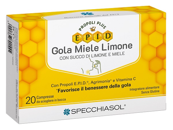 EPID GOLA MIELE LIMONE 20 COMPRESSE - latuafarmacia.org