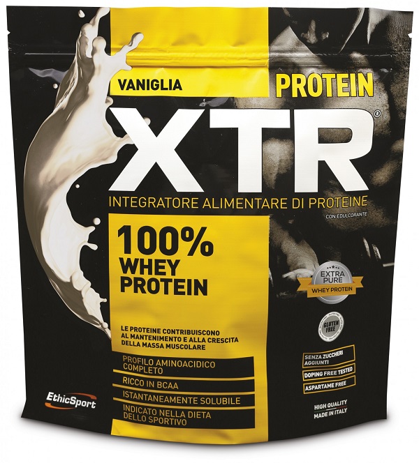 ETHICSPORT PROTEIN XTR VANIGLIA POLVERE 500 G - latuafarmacia.org