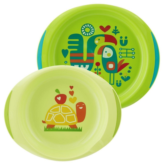 CHICCO PIATTO FONDO E PIANO 12 MESI+ AZZURRO/VERDE - latuafarmacia.org