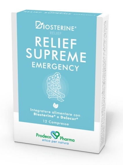 BIOSTERINE RELIEF SUPREME EMERGENCY 12 COMPRESSE - latuafarmacia.org