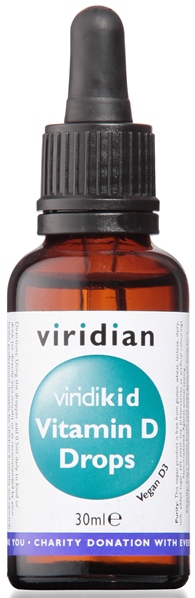 VIRIDIAN VIRIDIKID VITAMIN D3 400UI GOCCE 30ML - latuafarmacia.org