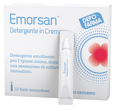 EMORSAN DETERGENTE IN CREMA 10 FIALE MONODOSE DA 3,5 ML - latuafarmacia.org