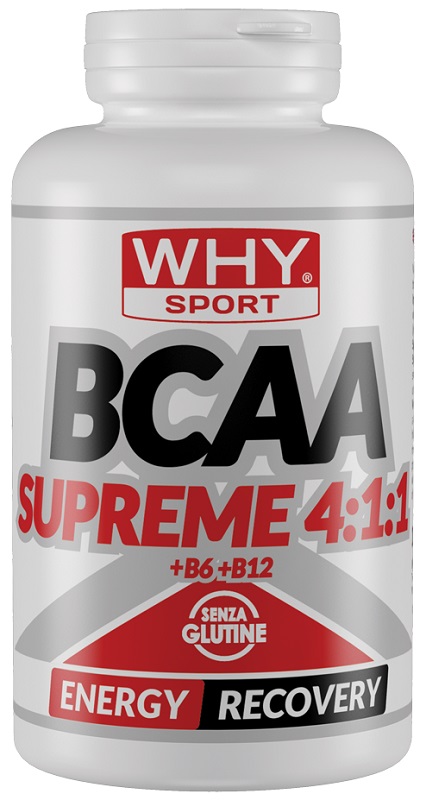 WHYSPORT BCAA SUPREME 4:1:1 + B6 + B12 200 COMPRESSE - latuafarmacia.org