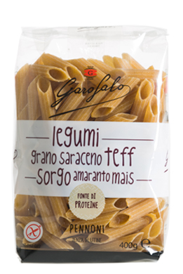GAROFALO PENNONI PASTA SENZA GLUTINE LEGUMI E CEREALI 400 G - latuafarmacia.org
