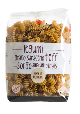 GAROFALO RADIATORI PASTA SENZA GLUTINE LEGUMI E CEREALI 400 G - latuafarmacia.org