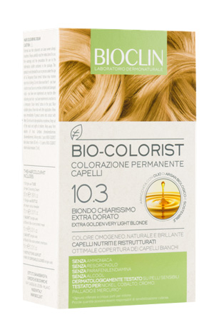 BIOCLIN BIO COLORIST 10,3 BIONDO CHIARISSIMO EXTRA DORATO - latuafarmacia.org