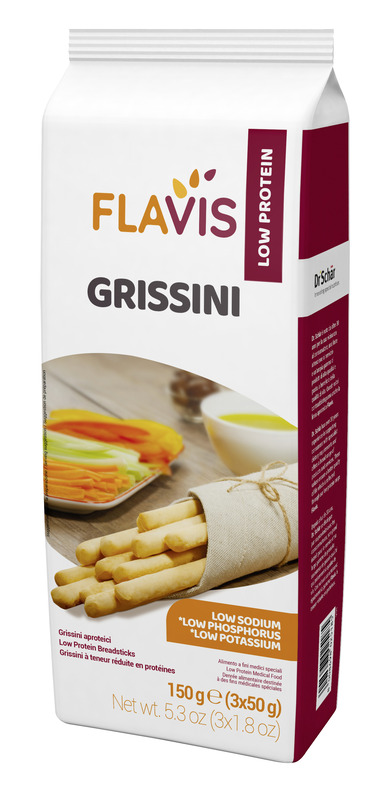 FLAVIS GRISSINI APROTEICI 3 PORZIONI DA 50 G - latuafarmacia.org