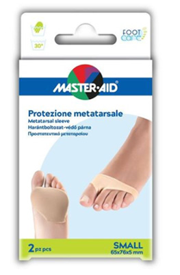 PROTEZIONE IN GEL E TESSUTO  MASTER-AID FOOTCARE PER METATARSO SMALL 2 PEZZI G2 - latuafarmacia.org