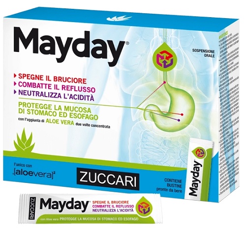 MAYDAY SOSPENSIONE PER USO ORALE ALLA MENTA 24 BUSTINE 10 ML - latuafarmacia.org