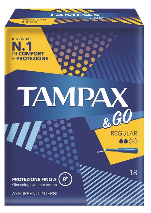 TAMPAX &GO REGULAR 18 PEZZI - latuafarmacia.org