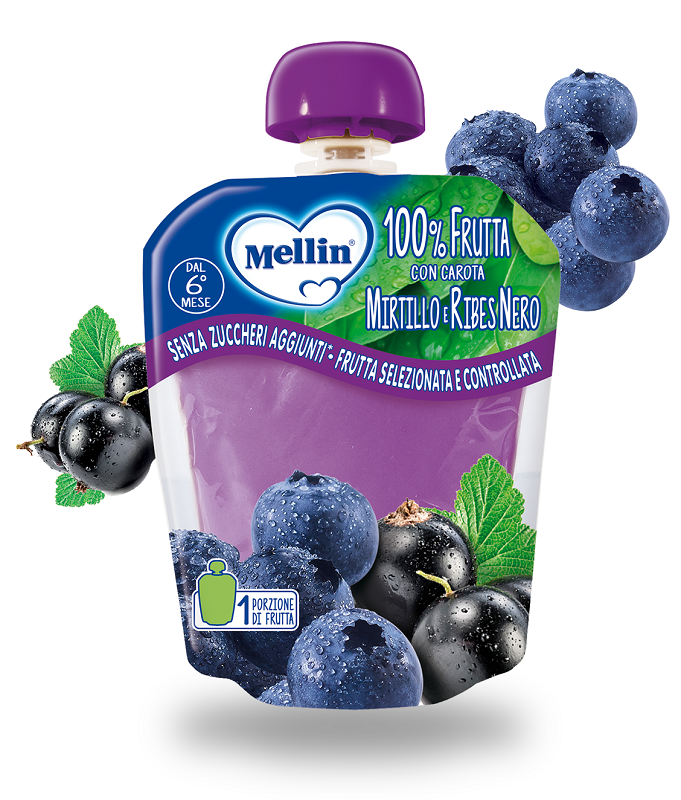 MELLIN POUCH MIRTILLO/RIBES 90 G - latuafarmacia.org