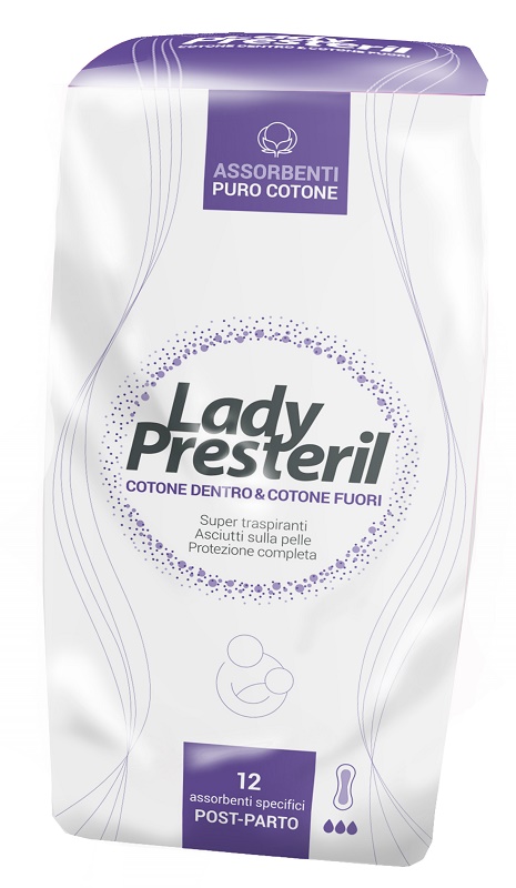 LADY PRESTERIL POSTPARTO 12 PEZZI - latuafarmacia.org
