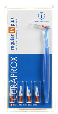 CURAPROX CPS REGULAR CPS 14 CON 5 SCOVOLINI + SUPPORTO - latuafarmacia.org