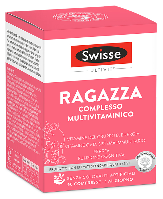 SWISSE MULTIVITAMINICO RAGAZZA 60 COMPRESSE - latuafarmacia.org