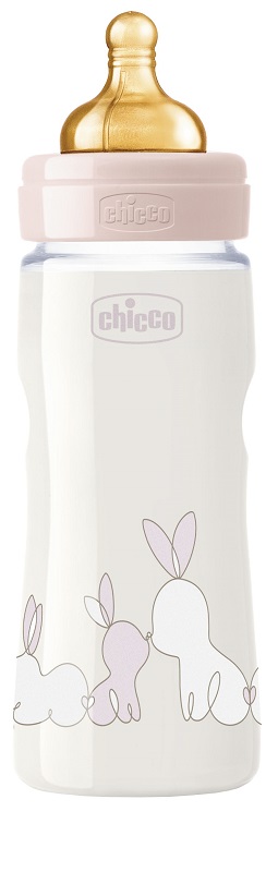 CHICCO BIBERON ORIGINAL 330ML TOUCH REGULAR GIRL CON TETTARELLA IN CAUCCIU' - latuafarmacia.org