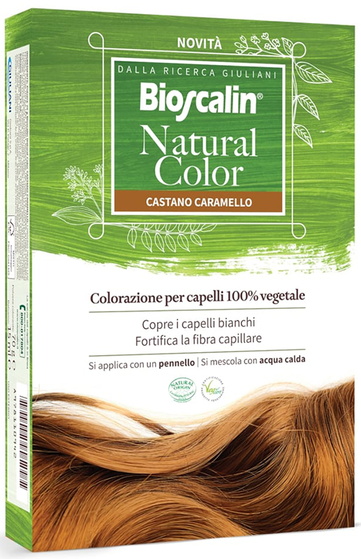 BIOSCALIN NATURAL COLOR CASTANO CARAMELLO 70 G - latuafarmacia.org