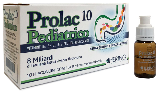 PROLAC10 PEDIATRICO FERMENTI LATTICI 10 FLACONCINI 8 ML - latuafarmacia.org