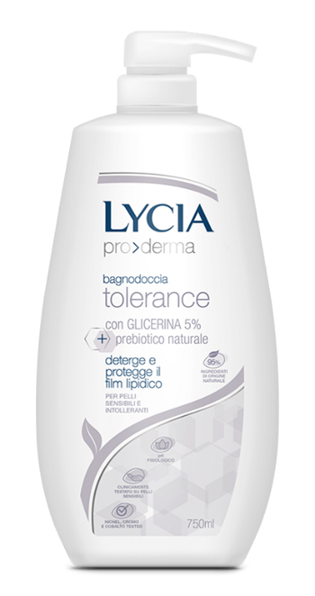 LYCIA PRODERMA BAGNODOCCIA TOLERANCE 750 ML - latuafarmacia.org