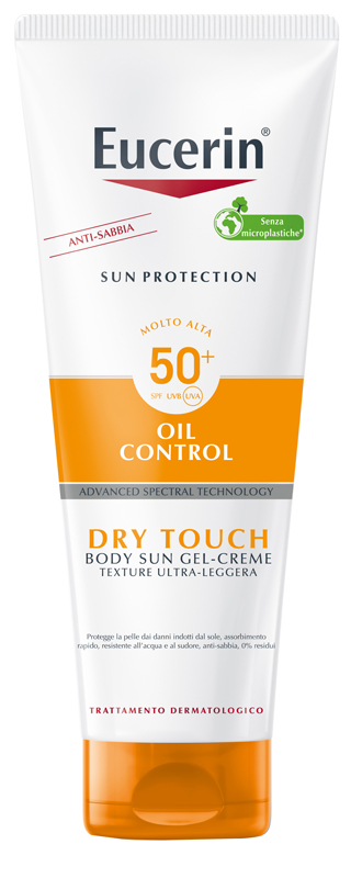 EUCERIN SUN PROTECTION OIL CONTROL DRY TOUCH SPF 50+ SUN GEL CREME 200 ML - latuafarmacia.org