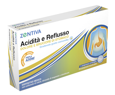 ZENTIVA ACIDITA' REFLUSSO 20 COMPRESSE MASTICABILI - latuafarmacia.org
