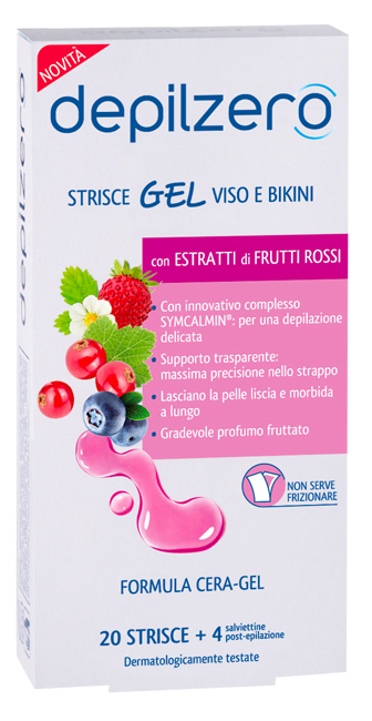 DEPILZERO STRISCE GEL VISO BIKINI 24 PEZZI - latuafarmacia.org