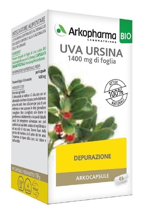 ARKO CAPSULE UVA URSINA BIO 45 CAPSULE - latuafarmacia.org