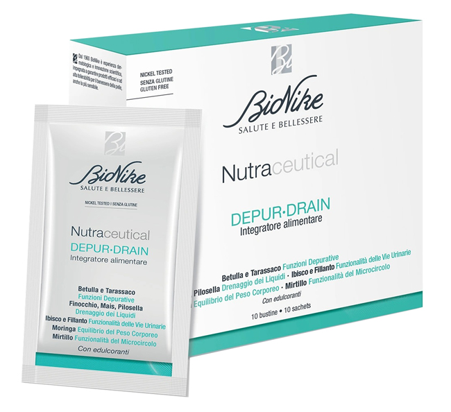 NUTRACEUTICAL DEPUR-DRAIN 10 BUSTINE - latuafarmacia.org