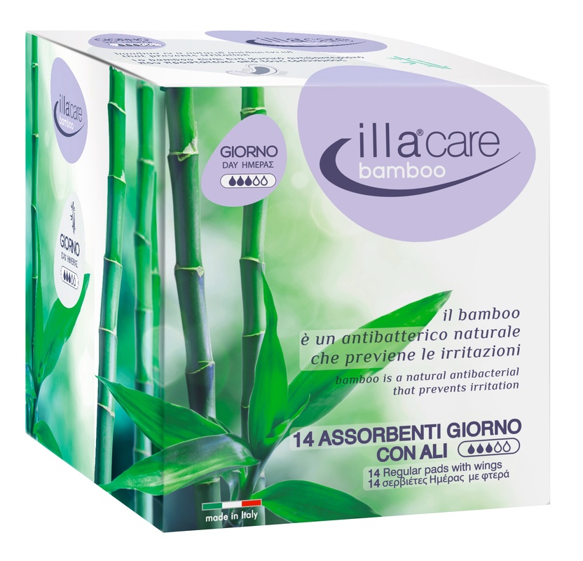 ILLA CARE BAMBOO ASSORBENTE GIORNO 14 PEZZI - latuafarmacia.org