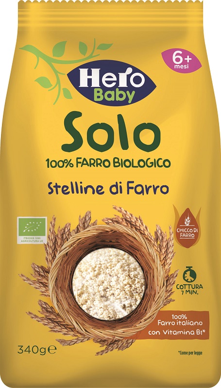 HERO SOLO PASTINA DI FARRO 100% BIO 340 G - latuafarmacia.org