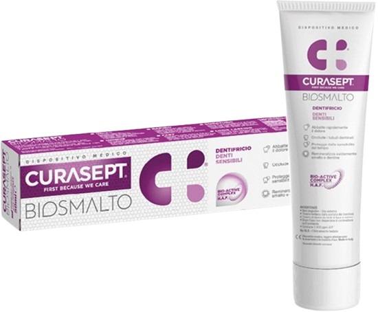 CURASEPT BIOSMALTO DENTIFRICIO DENTI SENSIBILI 75 ML - latuafarmacia.org