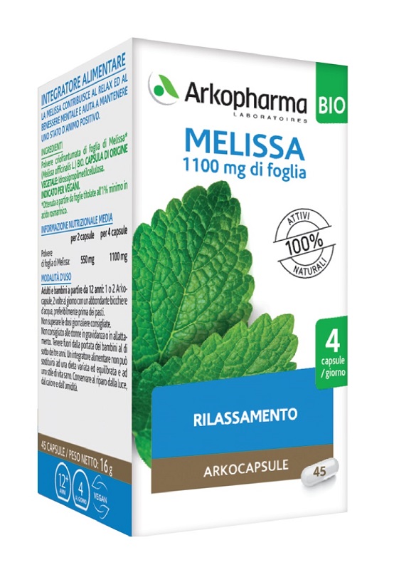 ARKOCPS MELISSA 45 CAPSULE BIO - latuafarmacia.org