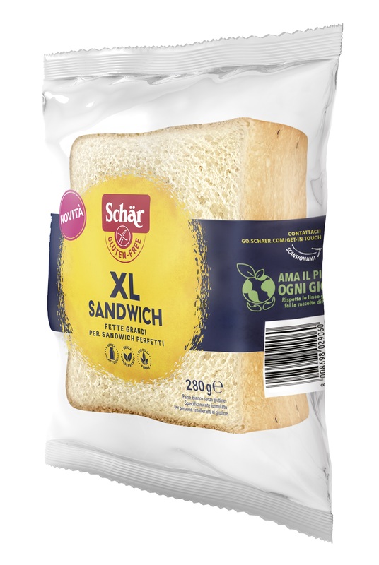 SCHAR XL SANDWICH PANE BIANCO SENZA LATTOSIO 280 G - latuafarmacia.org