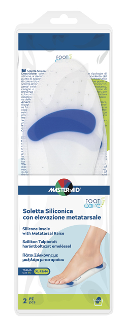 SOLETTA SILICONICA MASTER-AID FOOTCARE XL 43-44 METATARSO I7 - latuafarmacia.org