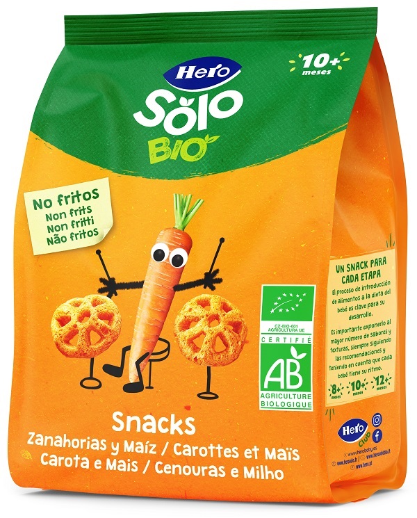 HERO BABY SOLO SNACK CAROTA MAIS 40 G - latuafarmacia.org