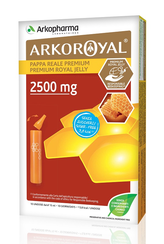 ARKOROYAL PAPPA REALE 2500 MG SENZA ZUCCHERO 10 FIALE - latuafarmacia.org