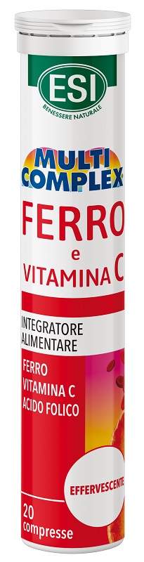 ESI MULTICOMPLEX FERRO VITAMINA C 20 COMPRESSE EFFERVESCENTI - latuafarmacia.org