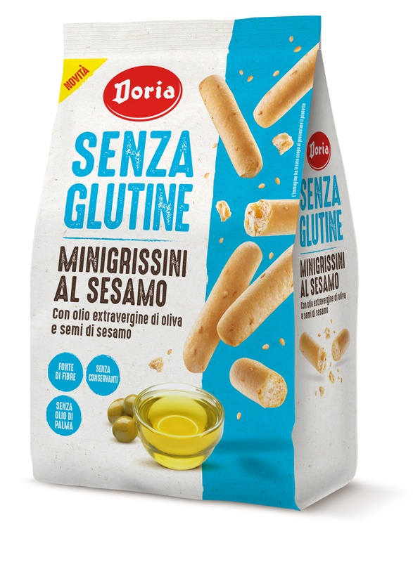 DORIA MINIGRISSINI SESAMO 150 G - latuafarmacia.org
