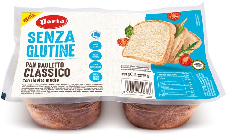 DORIA PAN BAULETTO CLASSICO 2X175 G - latuafarmacia.org