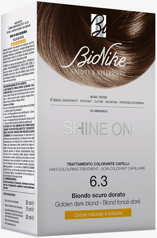 SHINE ON BIONDO SCURO DORATO 6,3 FLACONE 75 ML + TUBO 50 ML - latuafarmacia.org