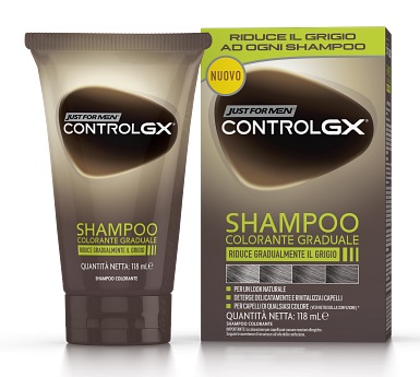 JUST FOR MEN CONTROL GX SHAMPOO COLORANTE GRADUALE 150 ML - latuafarmacia.org