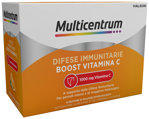 MULTICENTRUM DIFESE IMMUNITARIE BOOST VITAMINA C 14 BUSTINE - latuafarmacia.org
