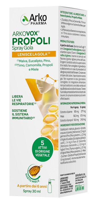 ARKOVOX PROPOLI SPRAY 30 ML - latuafarmacia.org