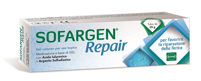 MEDICAZIONE SOFARGEN GEL ACIDO IALURONICO E ARGENTO SULFADIAZINA TUBETTO 25 G - latuafarmacia.org