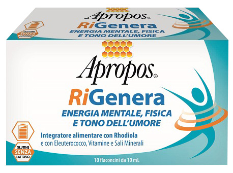 APROPOS RIGENERA ENERGIA FISICA E MENTALE 10 FLACONCINI 10 ML - latuafarmacia.org