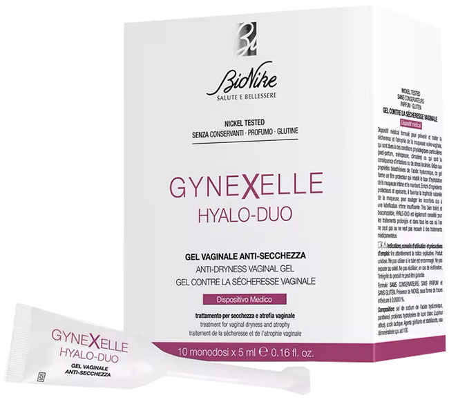 GYNEXELLE HYALO-DUO GEL VAGINALE ANTI-SECCHEZZA 10 PEZZI DA 15 ML - latuafarmacia.org