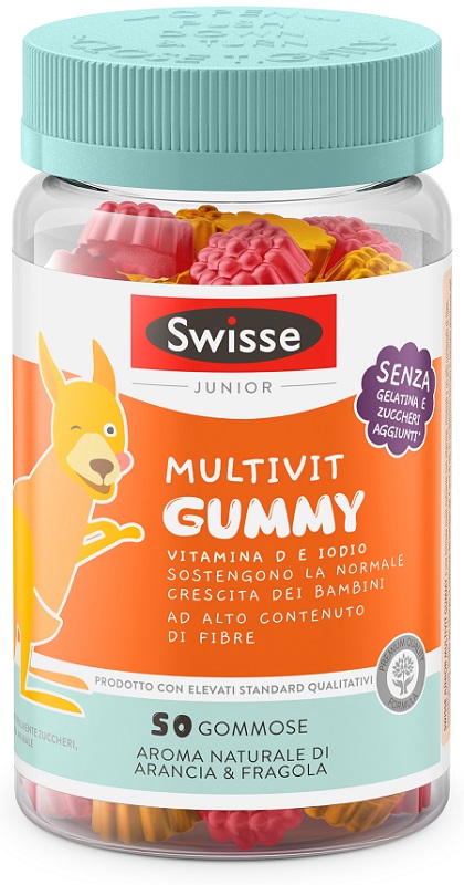 SWISSE JUNIOR MULTIVIT GUMMY 50 PASTIGLIE GOMMOSE - latuafarmacia.org