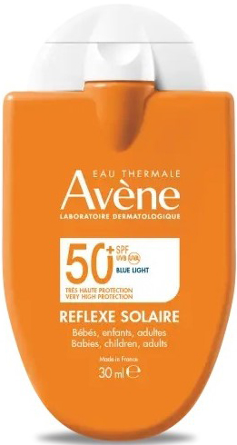 EAU THERMALE AVENE REFLEXE SOLAIRE SPF50+ BEBE BAMBINI ADULTO 30 ML - latuafarmacia.org